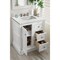 James Martin Vanities De Soto 30in Single Vanity, Bright White w/ 3 CM Eternal Jasmine Pearl Quartz Top 825-V30-BW-3EJP - alternate 2
